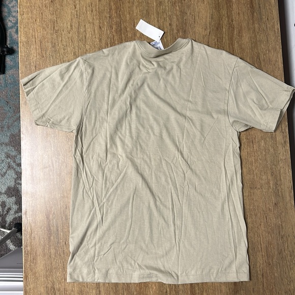 Gap nwt vintage deadstock 100% cotton tan stretchy short sleeve unisex tee top - Picture 4 of 5